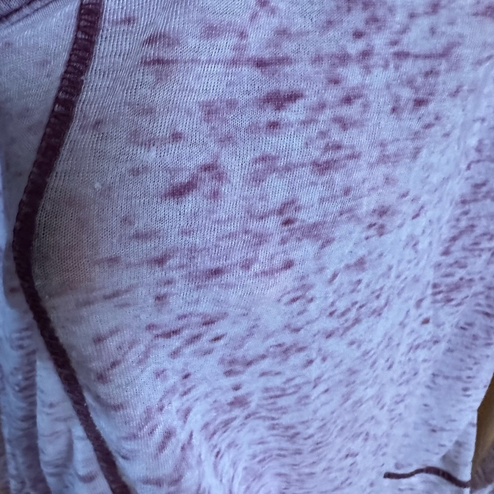 Free People We The Free Distressed Look 
Sun washed Purple Long Sleeve oversized - Picture 2 of 2